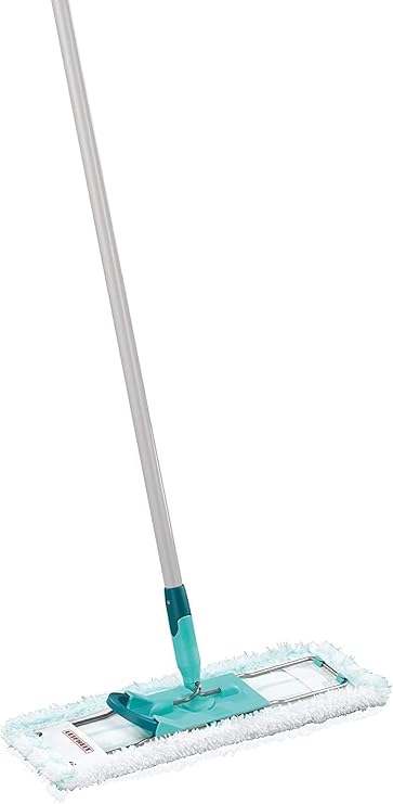 Leifheit Profi Floor Wiper Micro Duo with Steel Handle, 42 cm, Mop, 55048