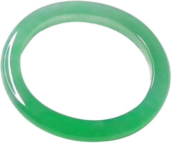 Natural Jade Bangle Bracelet, Old Pit Green Jade Bangle, Sun Green, for Women, for Mother Or Girlfriend, with Jewelry Box, 54-62Mm,Green,Jade-54Mm