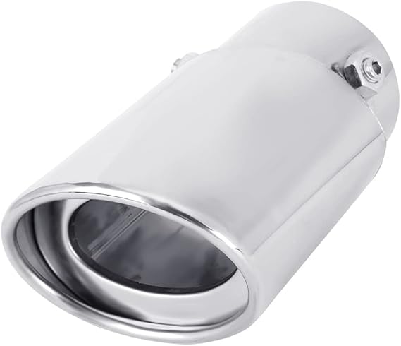 Dsycar Adjustable 1.75-2.75 Inch Inlet Exhaust Tips, 3.5" Oval Outlet