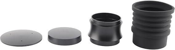 Mazzer Mini Coffee Grinder Blowing Bean Bin with Presser for Accurate Dosing and Internal Cleaning