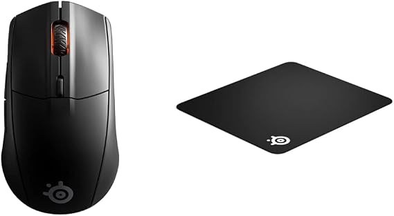 SteelSeries 63003 Wireless Gaming Mouse, Wireless, 2.4 GHz/Bluetooth Compatible, Low Latency, Rival 3 Wireless 62521 & Genuine Domestic Product