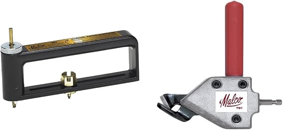Malco Hole Cutter and Turbo Shear Sheet Metal Cutting Tool Bundle