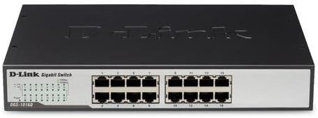 D-Link Switch DGS-1016D 16-Port 10/100/1000 Rackmountable Switch
