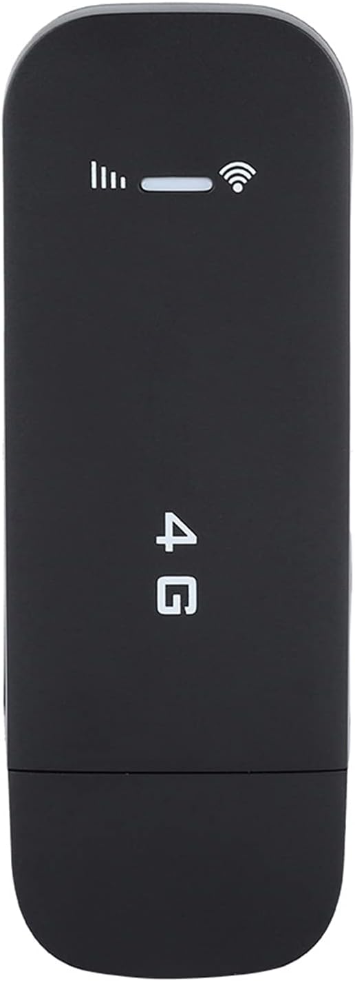 4G WiFi Router,150Mbps Plug and Play LTE USB Portable Router Pocket Mobile Hotspot Built-in 4G/3G+WiFi Antenna Wireless Network Smart Router(with WiFi)