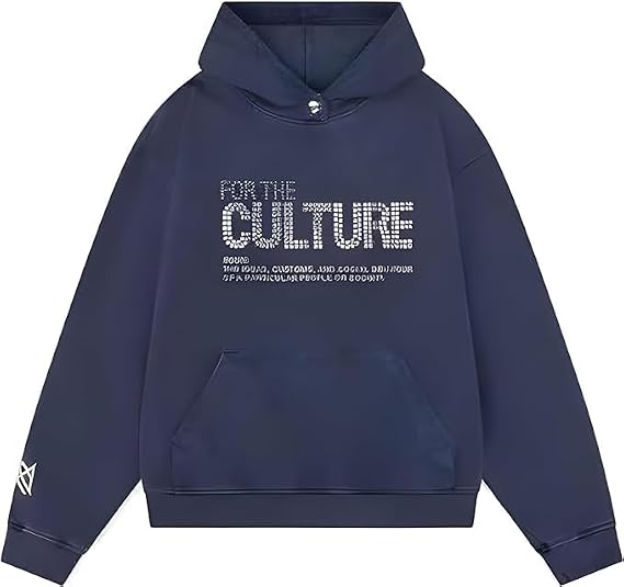 For The Culture Crystal Blue Fleece Hoodie