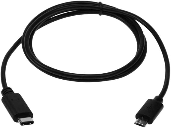 2m USB 2.0 Type C to Micro B Male Cable