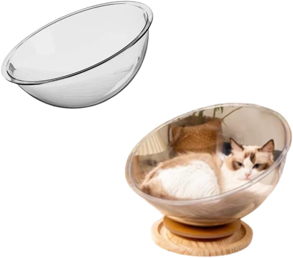 Cat Climbing Frame, Dome, Clear, DIY, Cat Tower, Cat Bed 30cm