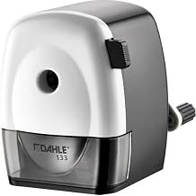 Dahle 133 Pencil Sharpener with Automatic Cutting System, Adjustable Point, Accepts Standard Graphite or Oversized Artist Pencils (Special Edition)
