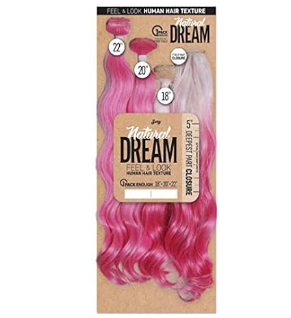Zury Synthetic Weave NATURAL DREAM MULTI BODY 22" + 5" DEEP CLOSURE (1 Jet Black)