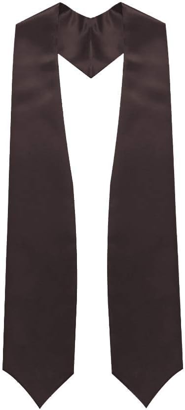 Endea Graduation Stole - Plain Color, Unisex, 62" Graduation Sash