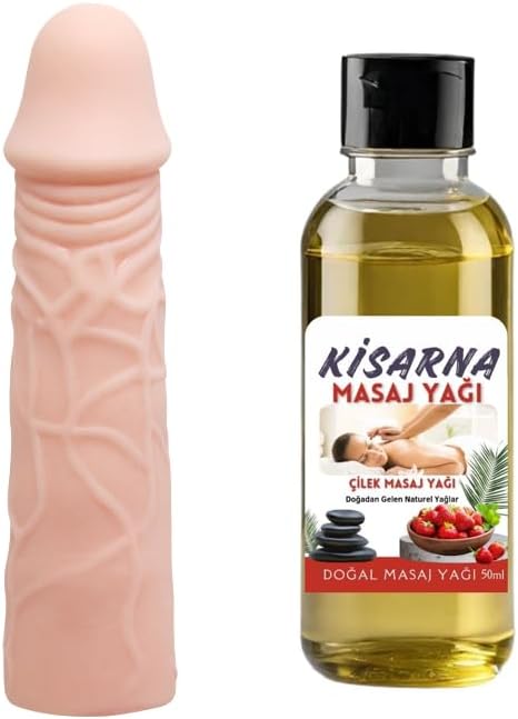 Büyük Boy, Uzatıcı Dolgulu Uzatmalı Prezervatif 50 ml Çilekli