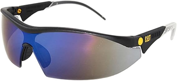 Caterpillar Cat Digger safety eyewear, Blue Mirror Polycarbonate lens (CSA-DIGGER-105-AS)