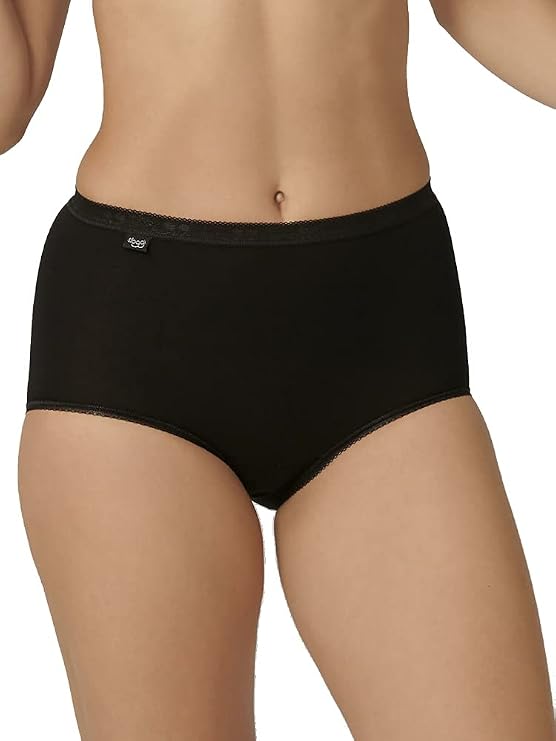 Sloggi Women's 4 Pair Basic Maxi Briefs 24 Black