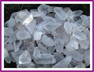 Brazilian Clear Quartz Points 5 Pounds Mixed Sizes