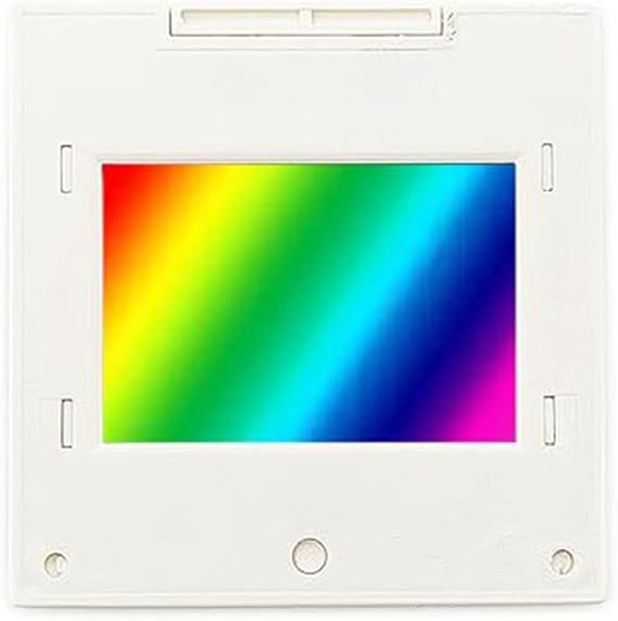 Transmission Diffraction Grating 2Mm Spectrophotometer Optics Teaching Experiment PET Frame(1200lines/mm)