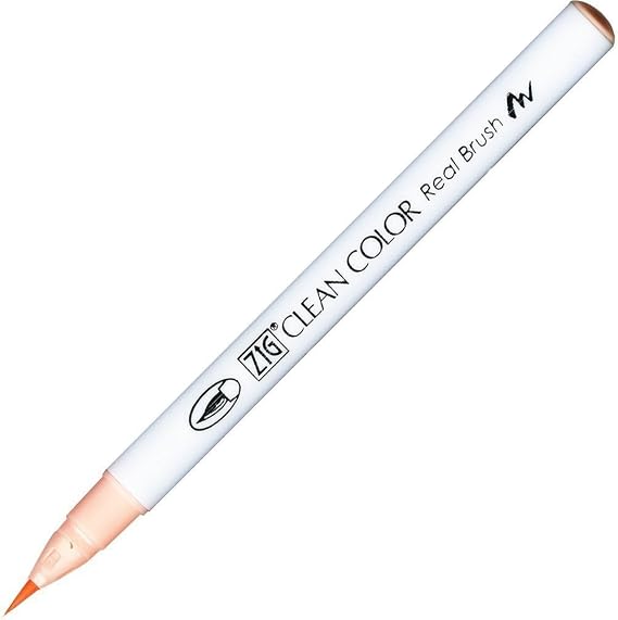 Zig Clean Color Real Brush Marker, Tea Rose