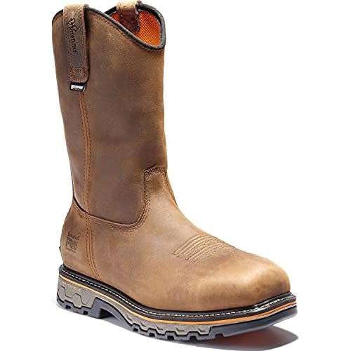 Timberland PRO Mens True Grit Pull-On Composite Safety Toe Waterproof Industrial Western Work Boot