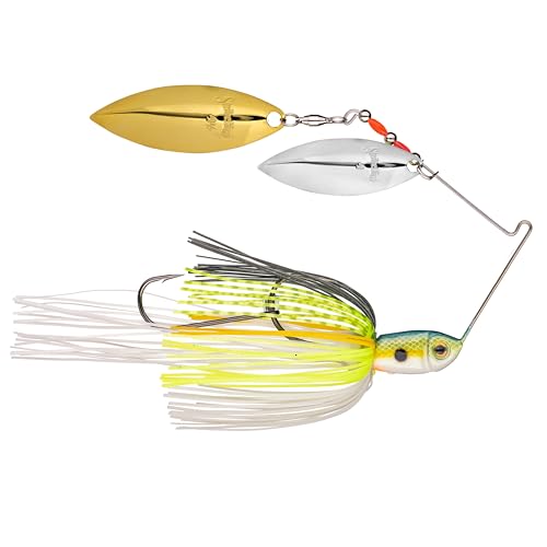 Strike King Premier Plus Spinnerbait Fishing Lure, Chartreuse Sexy Shad