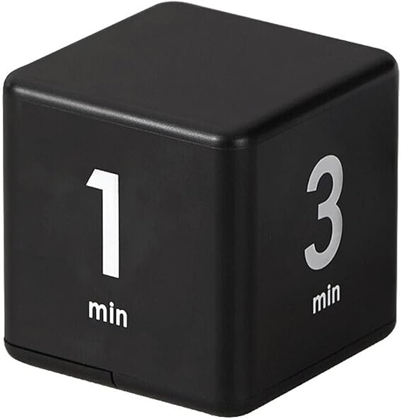 Feilifan Cube Timer, Focus Study Timer, 1-3-5-10 Minutes Time Management