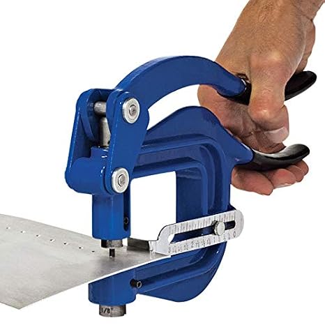 Eastwood Deep Metal Hand Punch Throat Portable Sheet Rivet Hole Auto Body Tool Adjustable Work Stop