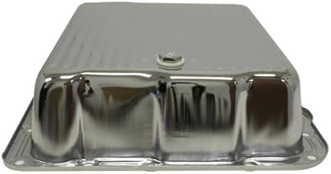 Compatible/Replacement for Chevy/GM 700R4-4L60E-4L65E Steel Transmission Pan (Deep Sump) - Chrome