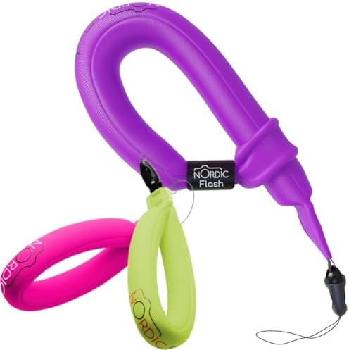 Nordic Flash Camera Floats 1p Purple Bundle with Camera Floats 2p Pink Green