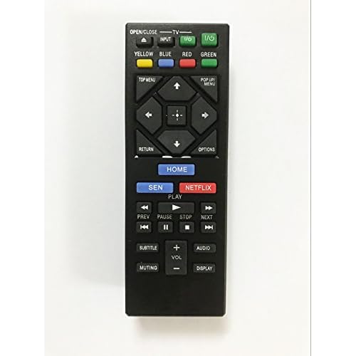 Replacement Remote Control for Sony BDPS3700 BDPS6700 BDPS6500 Blu-ray Disc Player