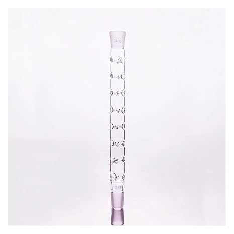 Lab Instruments Equipment Spine Distillation Column L. 75mm/100mm/120mm/150mm/200mm/250mm/300mm/400mm/500mm, Joint 24/29 Distillation Tube(E.L. 75mm)
