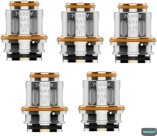 Z XM coils 0.15 Ohm (5pcs) Compatible with GeekVape Aegis Legend Range, T200, Z200, Z FLI Tank and All Z Sub-Ohm Tanks - Nicotine Free