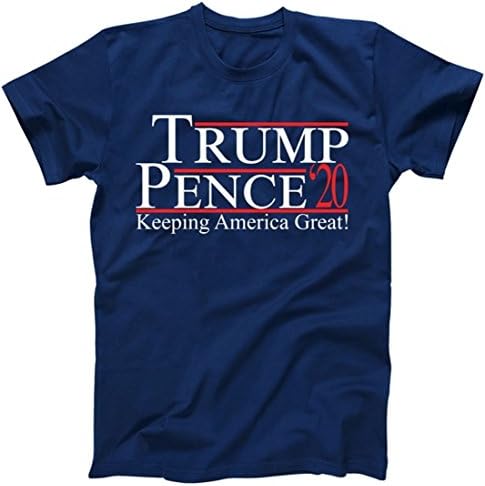 Donald Trump Pence 2020 Keeping America Great T-Shirt Navy XL