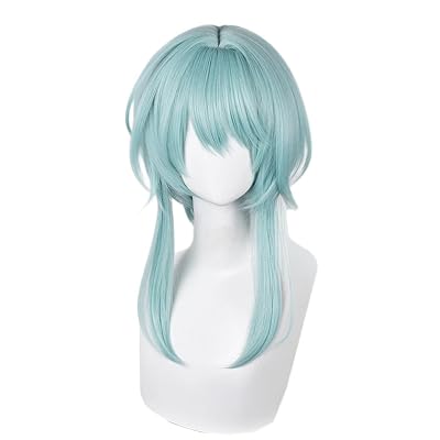 MOYEE Nightingale Cosplay Wig Comic Convention Costume Synthetic Hair for Halloween Christmas Party Role PlayWig Cap