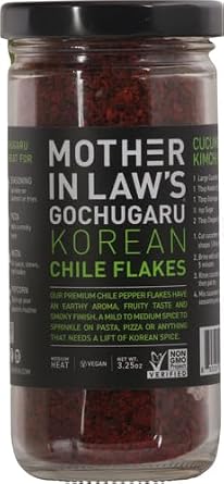 Mother in Laws Kimchi Gochugaru Korean Chile Flakes, 3.25 OZ