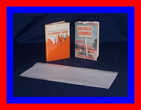 25-8 1/2" x 18 1/2" Brodart Archival Fold-On Book Jacket Covers - Center-Loading, Clear, Mylar, Adjustable