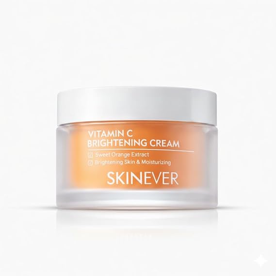 Vitamin C Brightening Face Cream with Niacinamide & Alpha Arbutin - Dark Spot Corrector, Skin Brightening & Even Skin Tone Moisturizer - 30ml