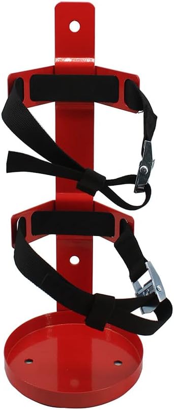 Fire Extinguisher Mount,Metal Bracket(red 2pcs)