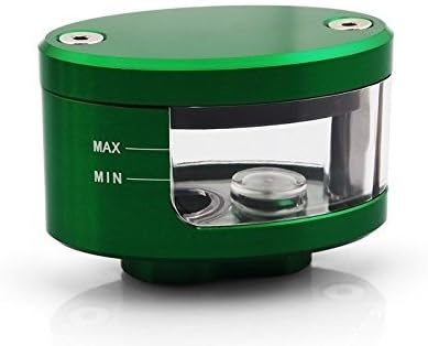 Green Motorcycle Reservoir CNC Billet Racing Front & Rear Master Cylinder Fluid Oil Reservoir Brake Tank Cup Part Transparent Cup For Honda SHADOW750 SHADOWSLASHER (NV400C1 C21 C2V C2W CX C2X) -00 00-04