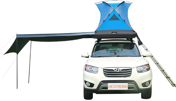 TentHome 2 Person Inflatable Car Rooftop Tent Easy Set-up Large Outdoor Glamping Camping Tent for SUV,Truck and Universal Auto Self-driving Touring