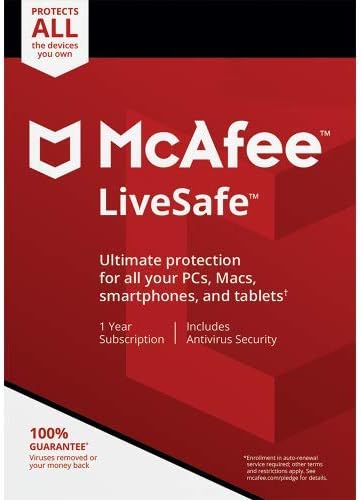 McAfee LiveSafe Ultimate Protection for Un]