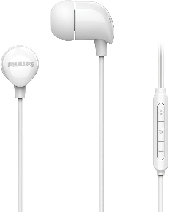 PHILIPS, Mikrofonlu Kulaklık, TAE2146WT/00, Kablolu USB-C 5ft, Kulak İçi Kulaklık, Beyaz