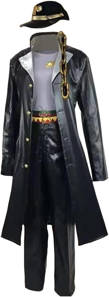 Kujo Jotaro Cosplay Costume Anime Outfits Jacket Coat Hat Full Set Halloween Uniform