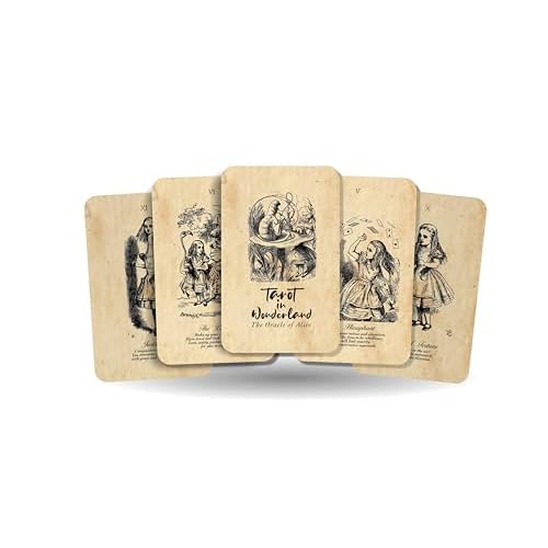 Ibiza Tarot Tarot in Wonderland- Major Arcana Cards | Fortune Telling Tarot Cards Deck for Beginners | Authentic Tarot Experience - Set of 22 Cards