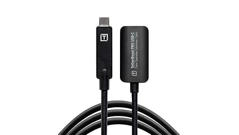 TetherBoost Pro USB-C Core Controller Extension Cable, Non-Reflective Black, 10G Gen 2