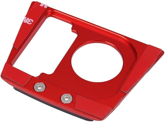 Compatible with Forza300, Forza350, NSS350 Modified Electric Door Lock Cover, Front Lock Cover, Ignition Lock(Red)