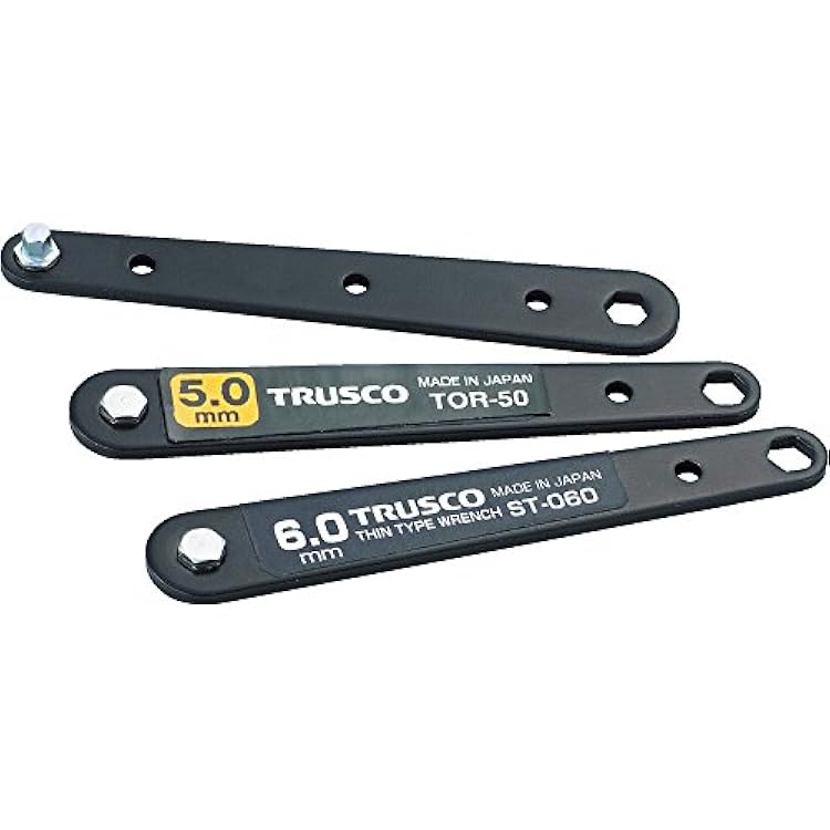 TRUSCO TOR-4060 Thin Offset Wrench Set, Set of 3