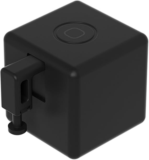 Plus Smart Switch for TOGGLE Smart Button Pusher Upgrade with Touch Control, Compatible with for Smart Life App and for MOES for TUYA BLE Hub (Black)