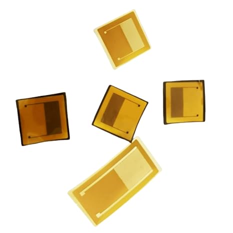 PI Substrate Flexible Interdigital Electrode, 1 PCS IDE Capacitive Sensor, Wearable Flexible Electronic Interdigital Electrode (1, 10 * 10mm - 15Pairs - 70um, Size-Pairs-Line Width/Distance)