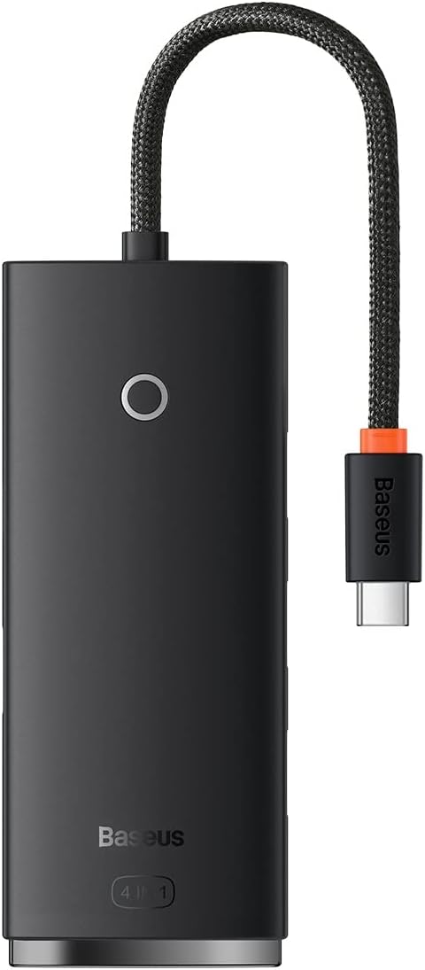 Baseus Lite 4in1 Multifunctional Type-C Hub Dock Station Black