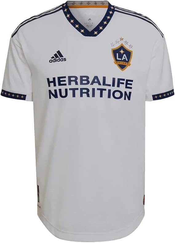 adidas LA Galaxy Men's Authentic Home Jersey 22/23 (Large)