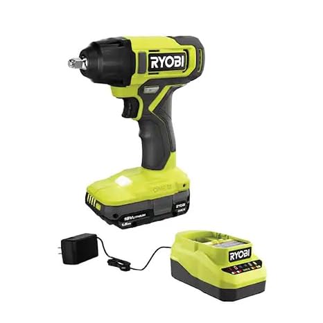 RYOBI ONEAND 18V Cordless 3/8 in. Impact Wrench KIT with 1 1.5 AH Battery and Charger PCL