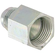 Eaton Aeroquip 221501-8-6S Reducer, Female 37 Degree JIC, JIC 37 Degree End Types, Carbon Steel, 1/2 JIC(f) x 3/8 JIC(m) End Size, Null Tube OD (Pack of 4)